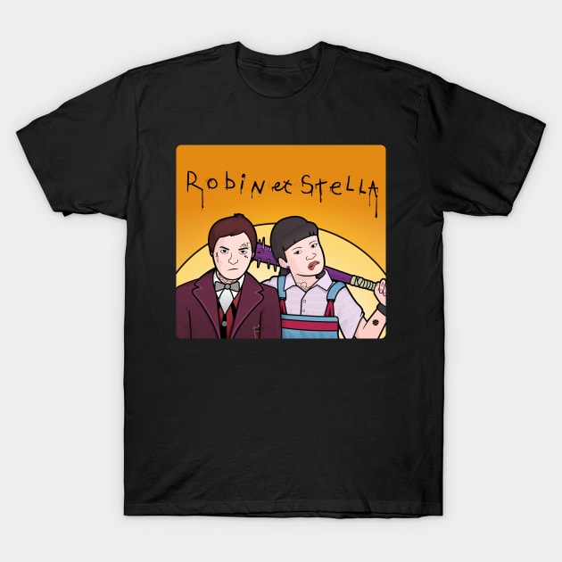 Robin et Stella T-Shirt by DisabledMtl